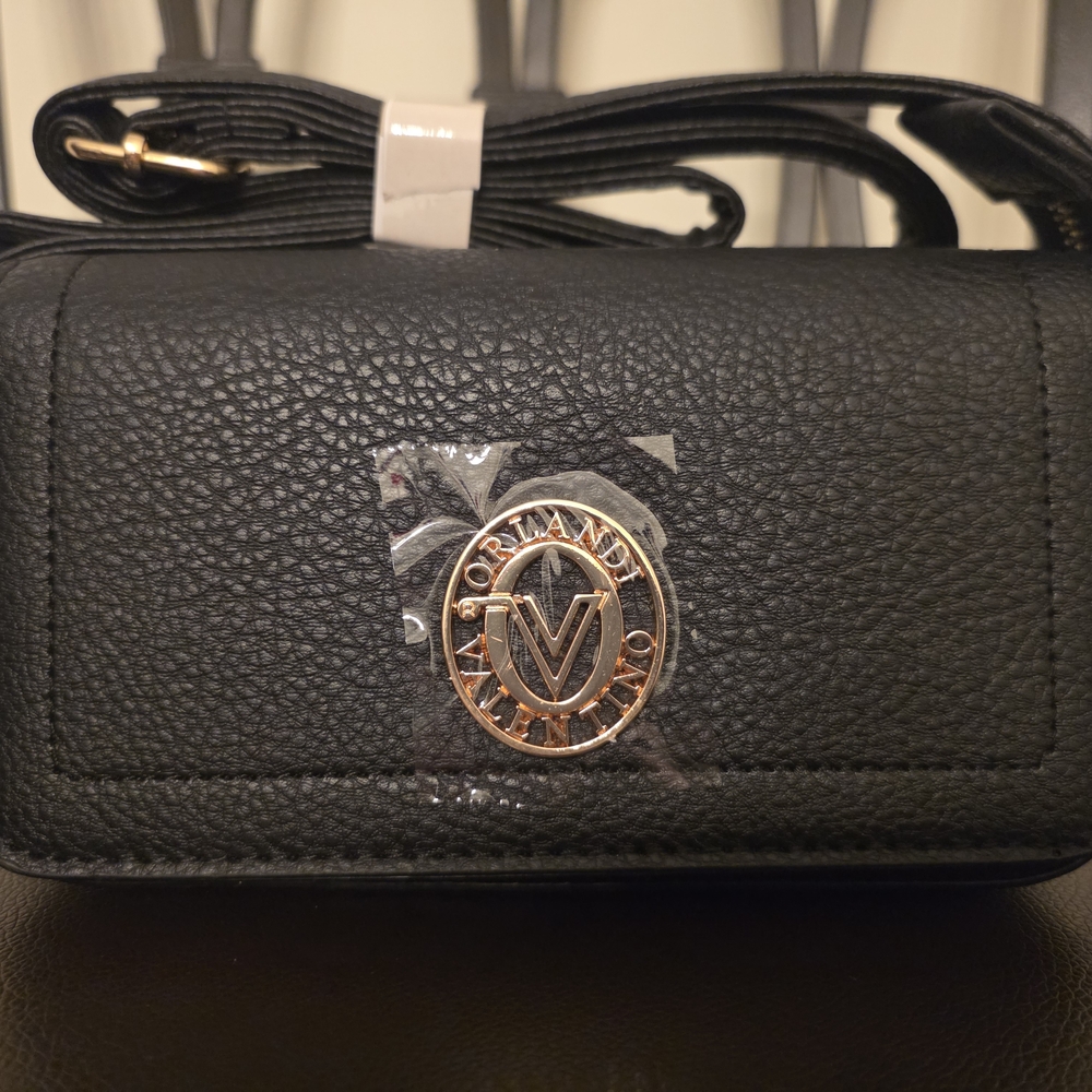 NWT Valentino Orlandi Black Crossbody Bag - Picture 4 of 9